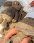 Kasjmirsett til baby - Cable knit