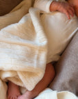 Kasjmirsett til baby - Cable knit