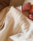 Kasjmirsett til baby - Cable knit