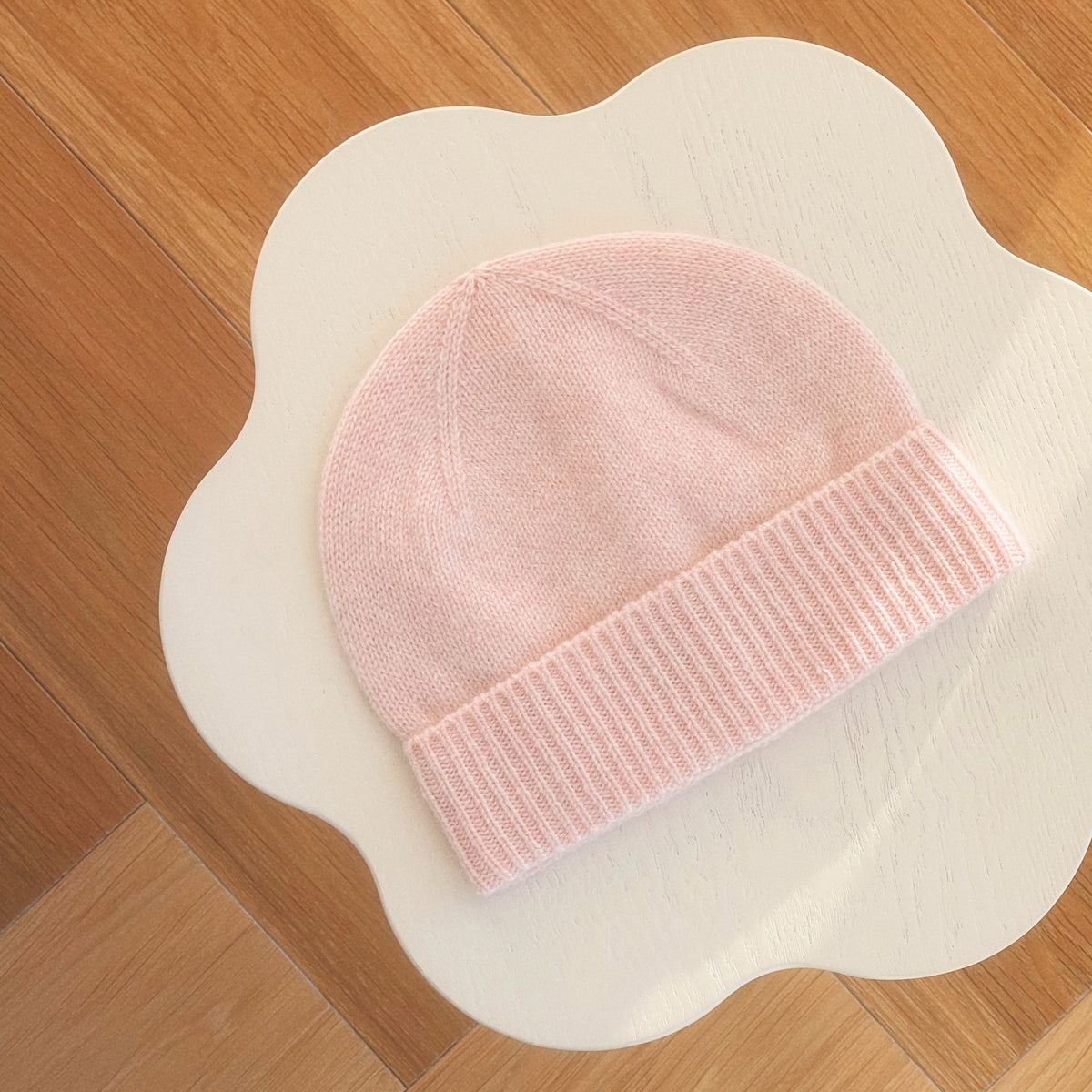 Lys rosa babylue i kasjmir – Plain knit